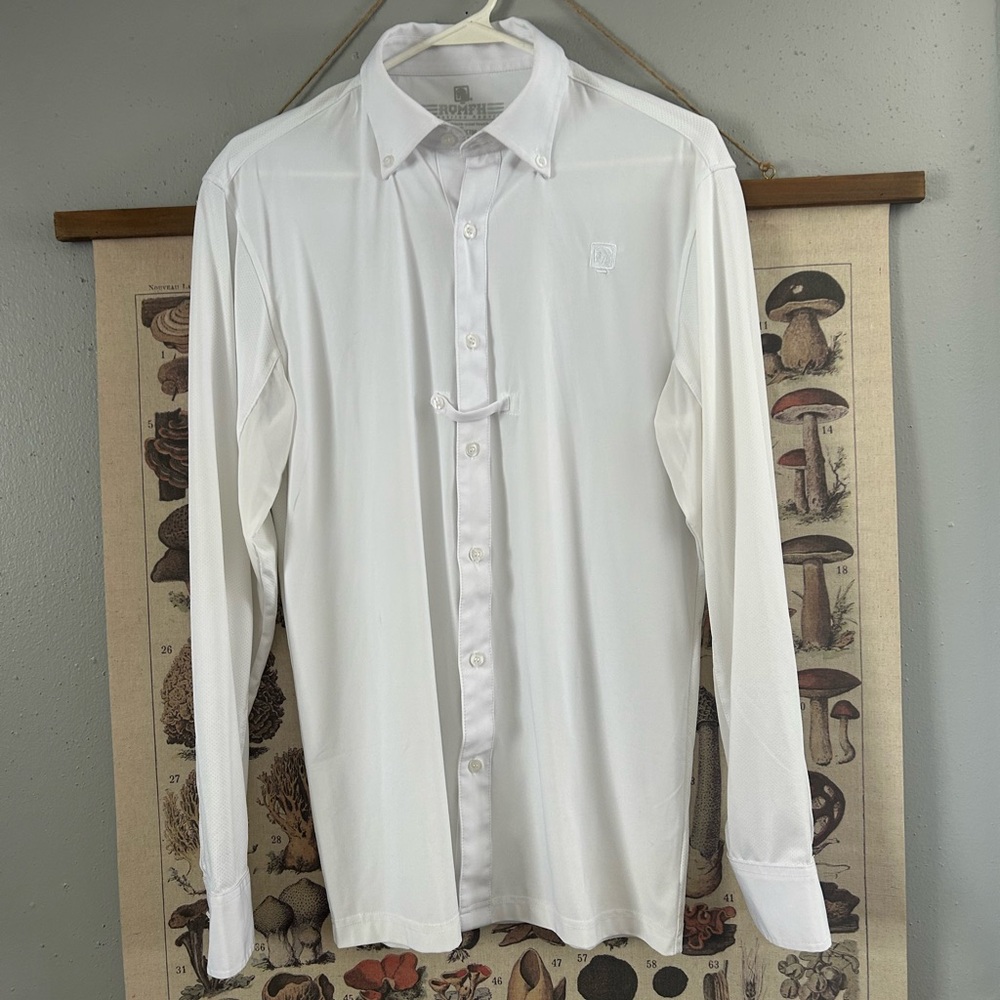 Romfh Men’s Chill Factor Long Sleeve Show Shirt White Size Small